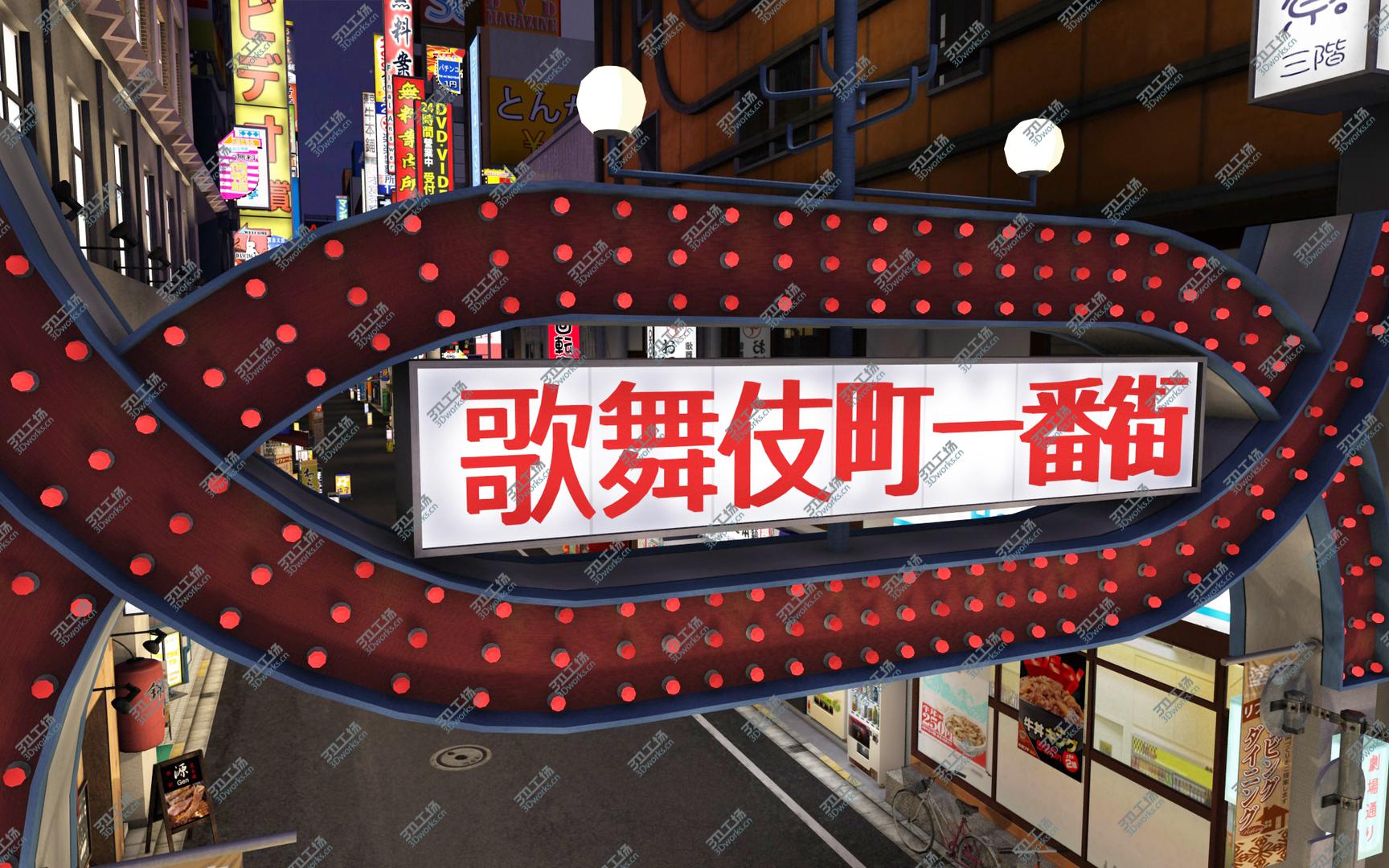 images/goods_img/202105071/Japanese Streetscape Kabukicho model/5.jpg